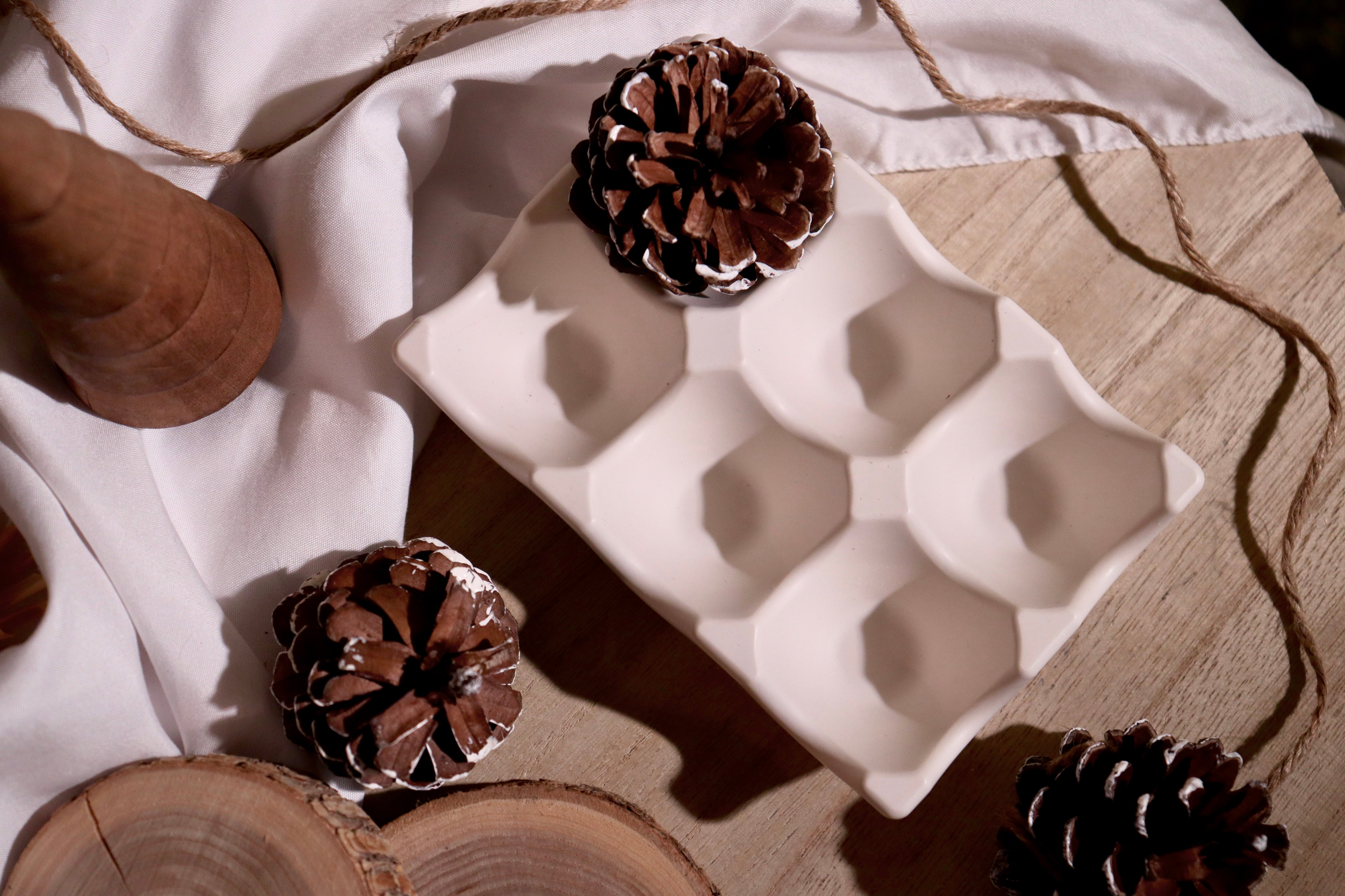 Porte-œufs Calcite (x6)